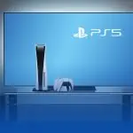 Playstation 5 mit Fernseher