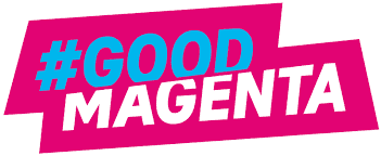 #GoodMagenta Telekon Logo #GreenMagenta