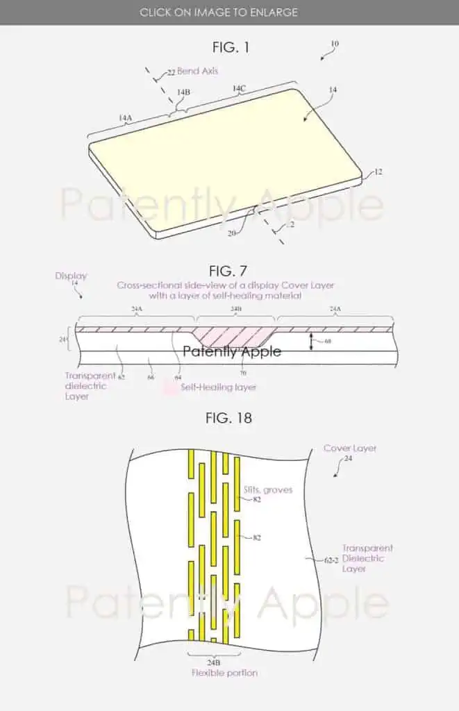 Apple Patent erregt helles Aufsehen: zukünftig selbstheilende iPhones mit faltbarem Display? 2