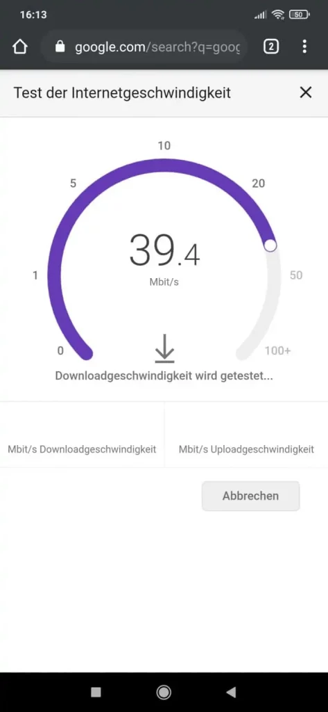 Speedtest: Mach den Google Speedvergleich und teste Deine Internetverbindung (DSL, Kabel oder Mobilfunk) 3