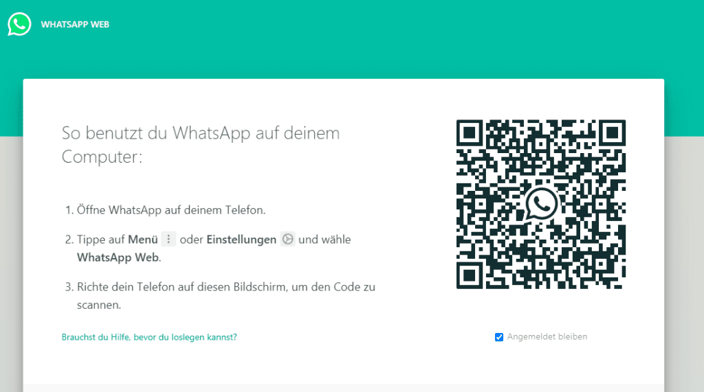 WhatsApp Web: Messenger am PC/Mac nutzen 1